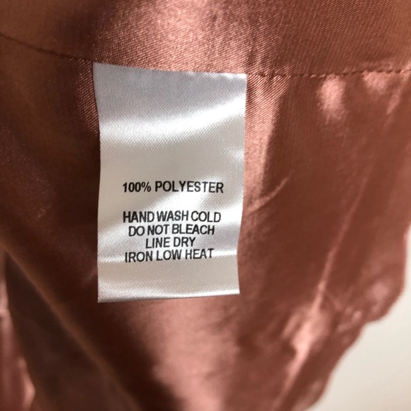 Lulu’s Pink Satin Off the Shoulder Cocktail Dress - Picture 7 of 8